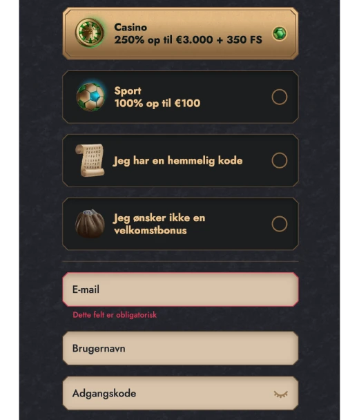 Registrering